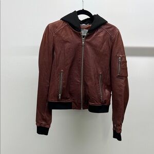 Soia & Kyo Leather Jacket with Black Accents